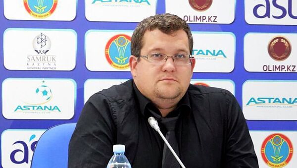 Старший медиа-офицер футбольного клуба Астана Дмитрий Нестеренко - Sputnik Казахстан