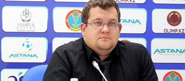 Старший медиа-офицер футбольного клуба Астана Дмитрий Нестеренко - Sputnik Казахстан