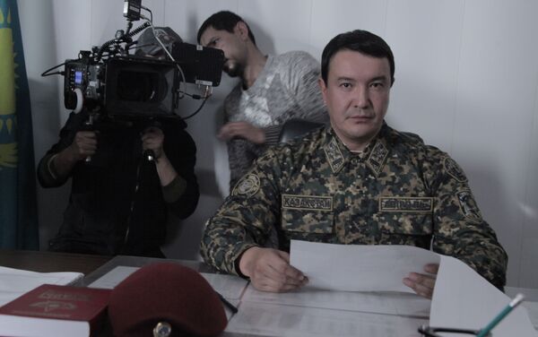 Фото со съемок казахстанского фильма Шестой пост - Sputnik Казахстан