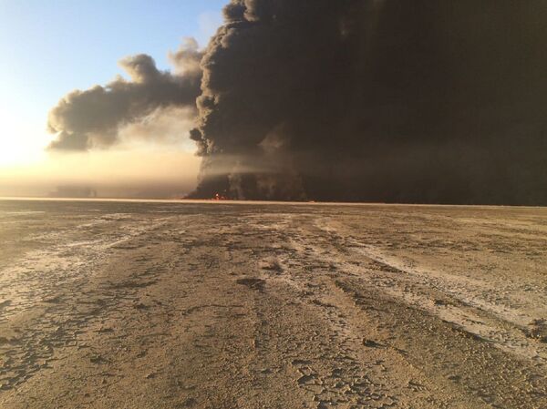 Жаңаөзендегі алапат өрт: ІІМ желіні дүрліктірген видеоға түсініктеме берді - Sputnik Қазақстан