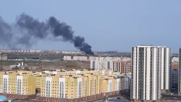 Пожар в Нур-Султане - Sputnik Казахстан