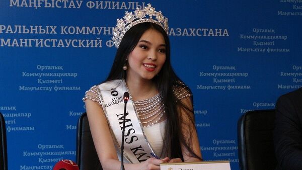 Мисс Казахстан-2015 Алия Мергембаева - Sputnik Казахстан
