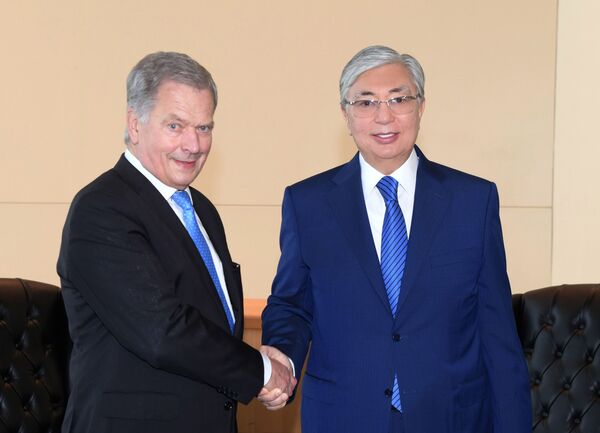 Токаев встретился с коллегами из Финляндии и Молдовы - Sputnik Казахстан