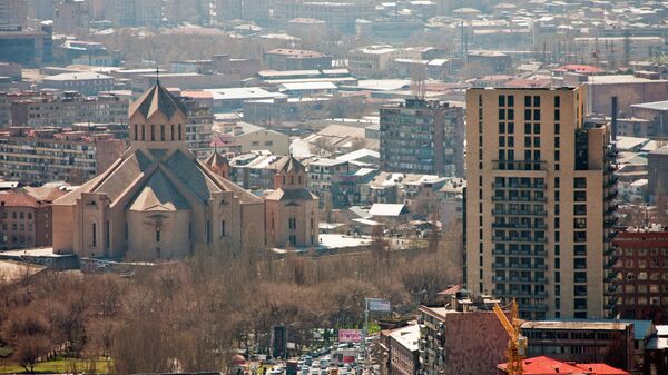 Вид на город Ереван, архивное фото - Sputnik Казахстан