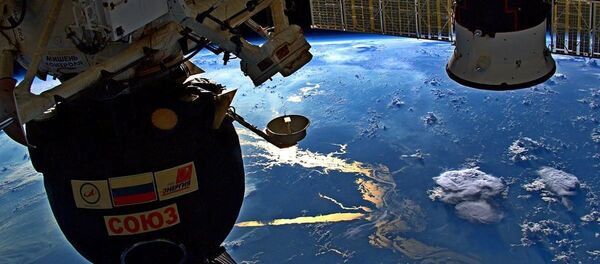 Вид на реку Амазонку с борта МКС Вид на реку Амазонку с борта МКС - Sputnik Казахстан