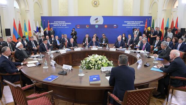  Заседание Высшего евразийского экономического совета (ВЕЭС) в расширенном составе в Ереване - Sputnik Казахстан