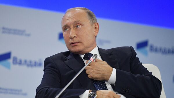 Президент РФ В. Путин принял участие в заседании клуба Валдай - Sputnik Казахстан