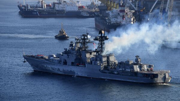 Большой противолодочный корабль Адмирал Пантелеев  - Sputnik Казахстан
