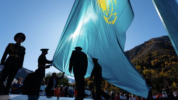 Поднятие флага на Медео - Sputnik Казахстан