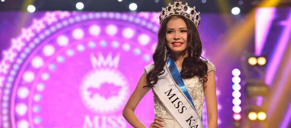 Қызылордалық ару Гүлбану Әзімханова Қазақстан аруы-2016 атанды - Sputnik Қазақстан