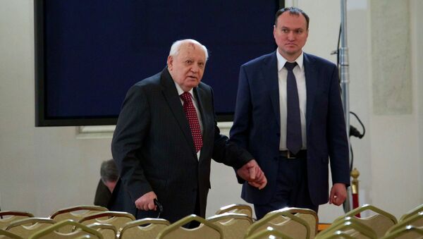 Бывший советский лидер Михаил Горбачев  - Sputnik Казахстан