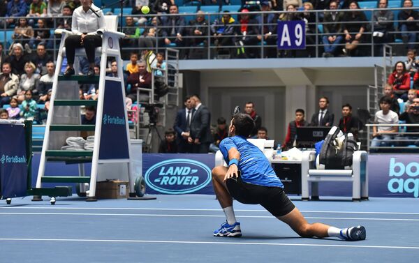 Благотворительный матч между теннисистами Новаком Джоковичем и Рафаэлем Надалем - Sputnik Казахстан