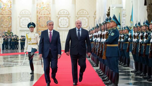 Президенты Казахстана Касым-Жомарт Токаев и Беларуси Александр Лукашенко  - Sputnik Қазақстан