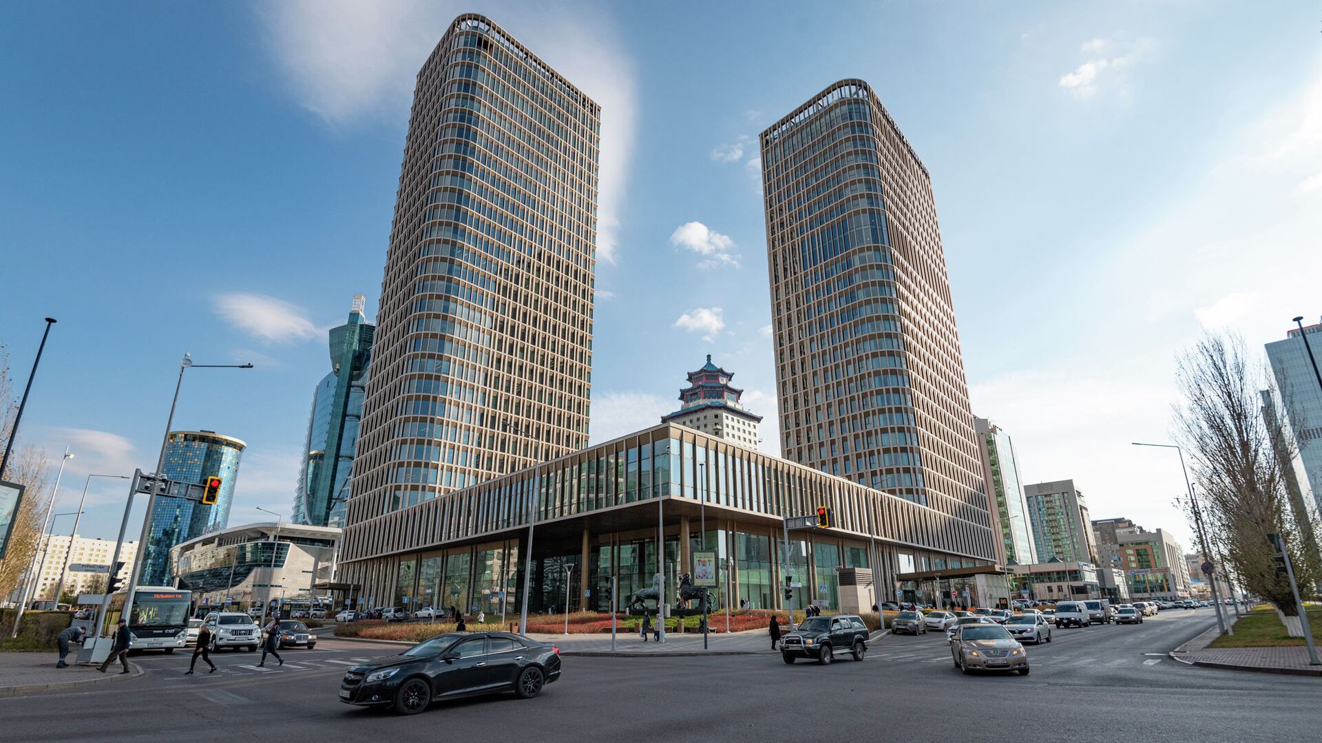 Виды города, Нур-Султан Виды города, Нур-Султан - Sputnik Казахстан, 1920, 08.09.2021