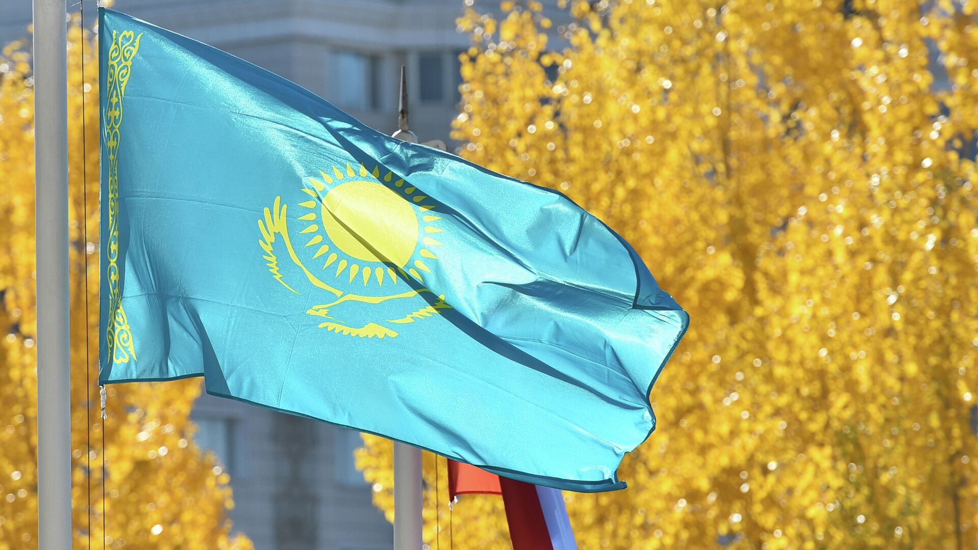 Государственный флаг Казахстана - Sputnik Казахстан, 1920, 01.11.2021