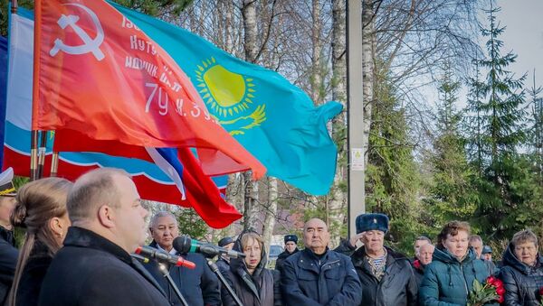 В Ленинградской области захоронили останки 61 погибшего бойца 314-й стрелковой дивизии, сформированной в Казахстане - Sputnik Казахстан