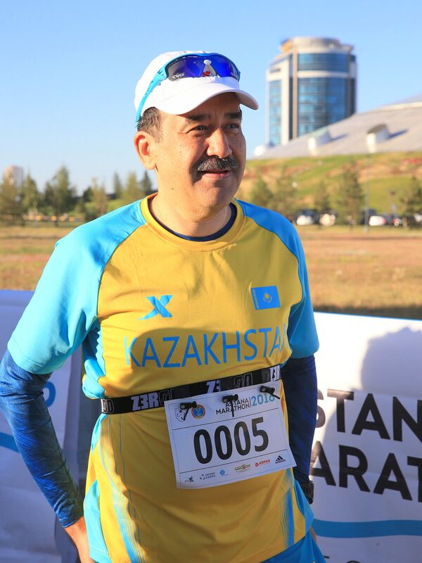 Карим Масимов на Благотворительном Астана-Марафоне - Sputnik Казахстан
