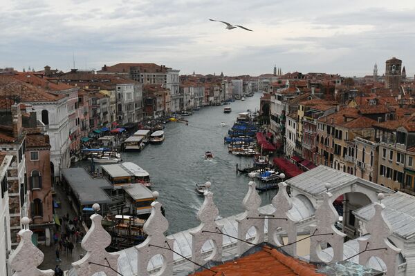 Вид на Венецию с террасы Фондако деи Тедески - Sputnik Казахстан