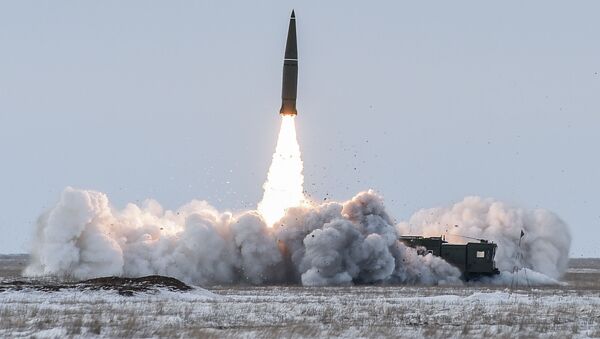 Пуск баллистической ракеты, архивное фото - Sputnik Казахстан