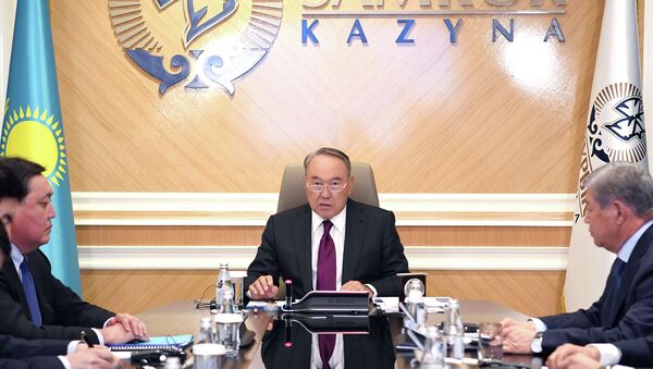 Заседание Совета по управлению Фондом национального благосостояния Самрук-Казына под председательством Нурсултана назарбаева - Sputnik Казахстан