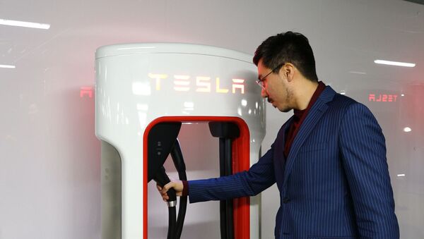 В столице Казахстана появились первые зарядные станции для электромобилей Tesla - Sputnik Казахстан