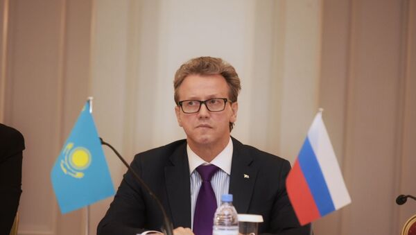 Генеральный консул Российской Федерации в Казахстане Евгений Бобров - Sputnik Казахстан