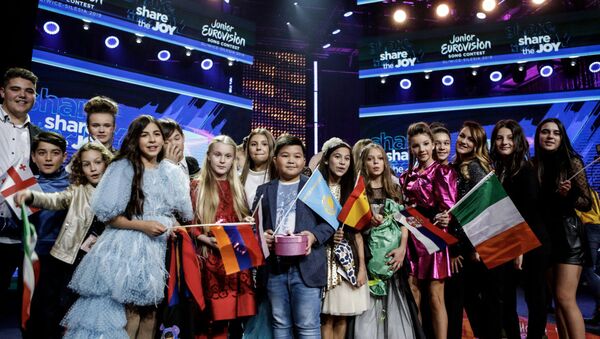 Ержан Максим на церемонии открытия Детского Евровидения - Sputnik Казахстан