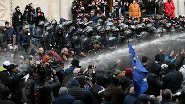 Акции протеста в Тбилиси - Sputnik Казахстан