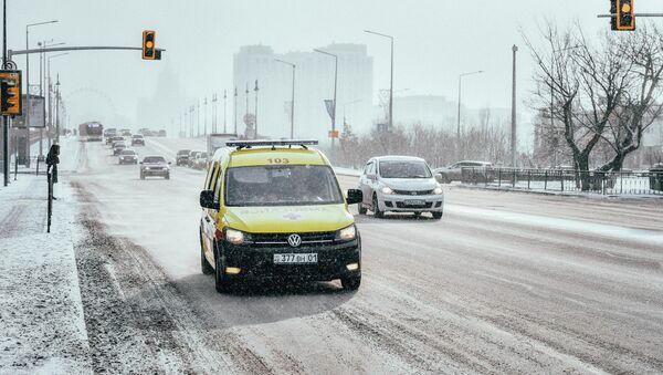 Автомобиль скорой помощи, иллюстративное фото - Sputnik Казахстан