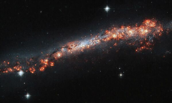 Галактика NGC 3432 в созвездии Малый Лев - Sputnik Казахстан