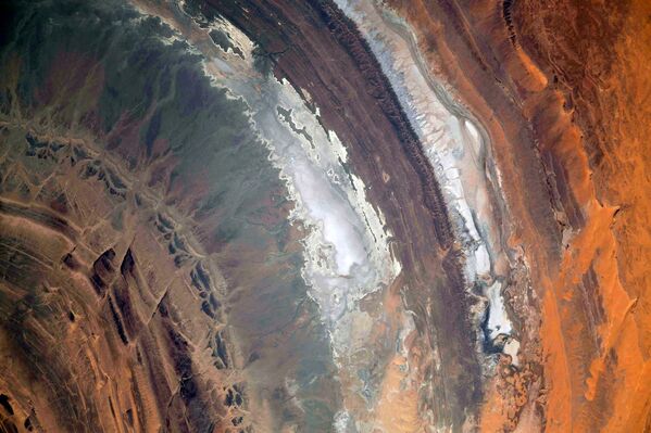 Вид из космоса на структуру Ришат в пустыне Сахара - Sputnik Казахстан