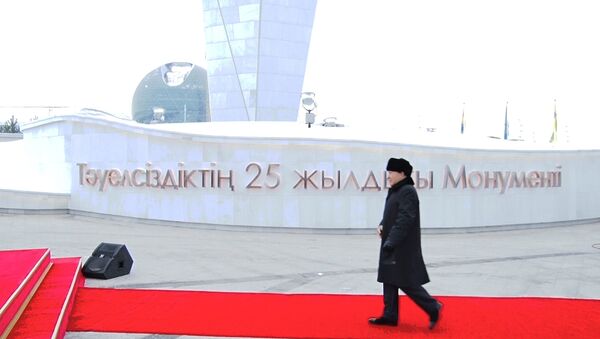 Итальяндық мәрмәр мен жел қайтарғыш: Астанадағы жаңа монумент қандай - Sputnik Қазақстан