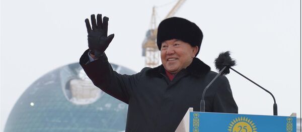 Открытие монумента Ұлы дала елі в Астане Открытие монумента Ұлы дала елі в Астане - Sputnik Казахстан