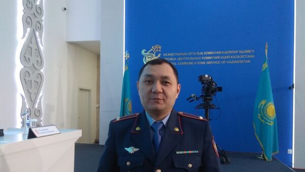 Начальник управления ювенальной полиции комитета административной полиции МВД Казахстана Асет Оспанов - Sputnik Казахстан
