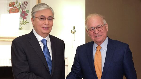 Глава государства встретился с председателем Мюнхенской конференции по безопасности Вольфгангом Ишингером - Sputnik Казахстан