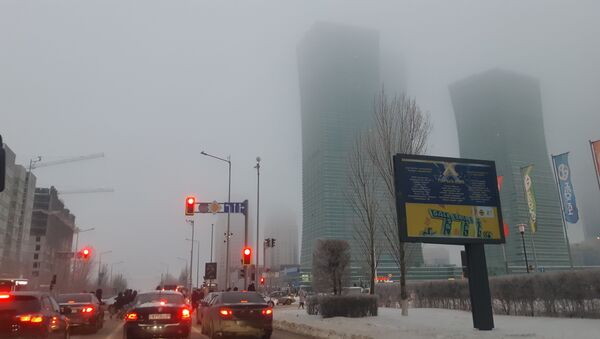 Зимний туман в Нур-Султане - Sputnik Казахстан