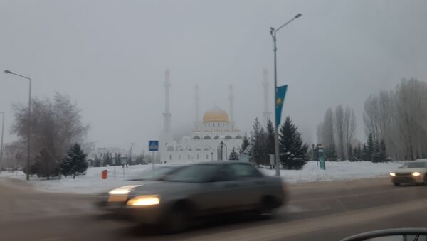 Зимний туман в Нур-Султане - Sputnik Қазақстан