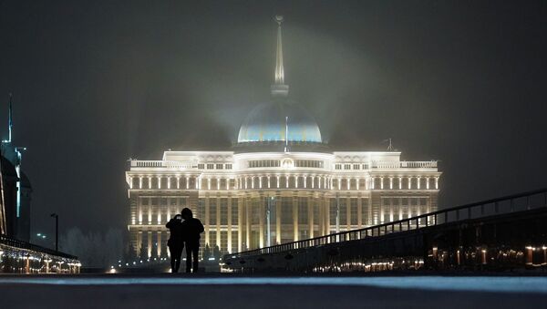 Акорда вечером - Sputnik Казахстан