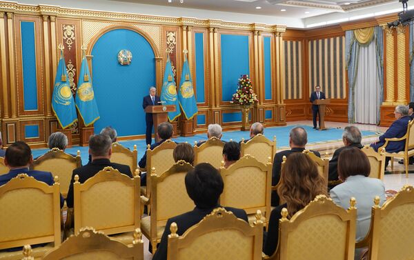 Награждение в Акорде к Дню Независимости - Sputnik Казахстан