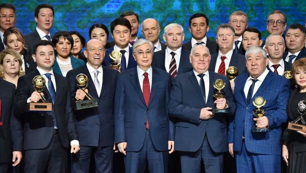 Церемония вручения премии президента Казахстана Алтын сапа - Sputnik Казахстан