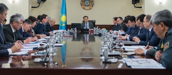 Заседание правительства Казахстана Заседание правительства Казахстана - Sputnik Казахстан