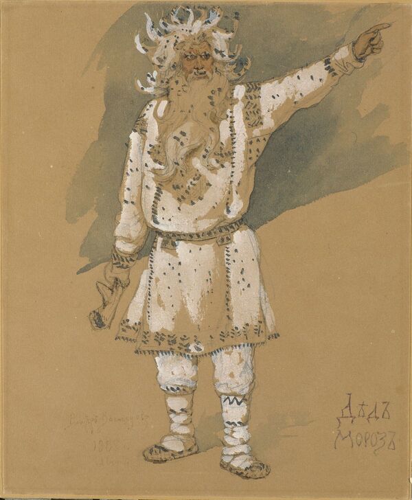 Сказочный персонаж у славянский народов - Дед Мороз, В. М. Васнецов, 1885 - Sputnik Казахстан
