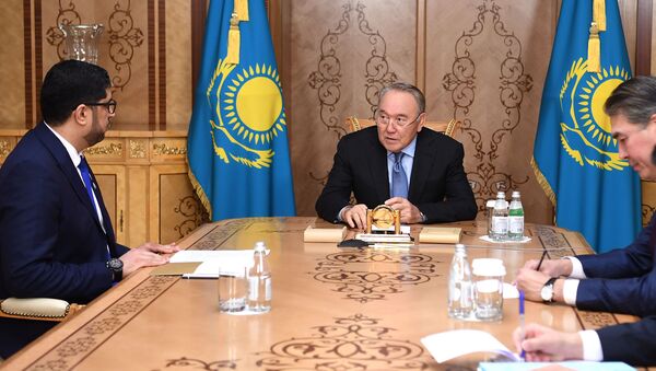 Встреча Елбасы с послом ОАЭ - Sputnik Казахстан