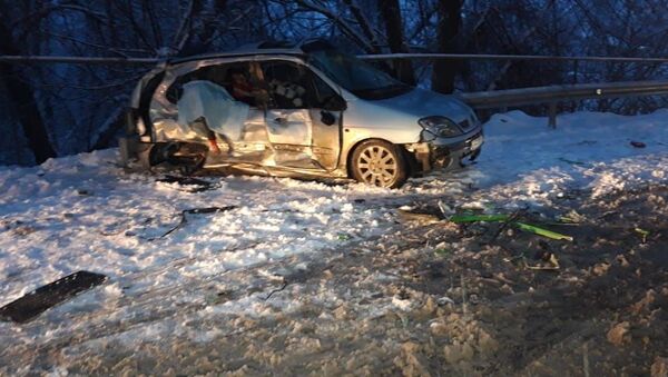 Автомобиль после столкновения - Sputnik Казахстан