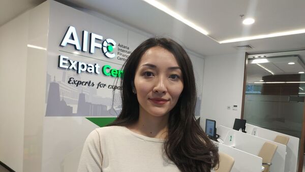 Камила Акимова, главный менеджер экспат-центра МФЦА - Sputnik Казахстан