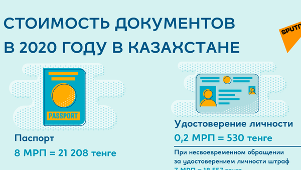 Сколько стоит получение документов в 2020 году в Казахстане - Sputnik Казахстан