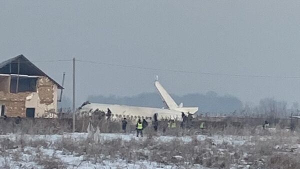 Самолет Бек Эйр упал близ Алматы - Sputnik Казахстан