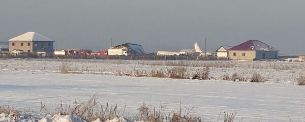 Фото с места крушения самолета Бек Эйр близ Алматы - Sputnik Казахстан