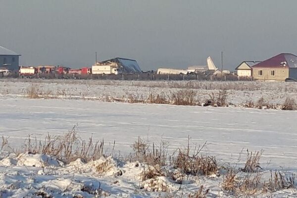 Фото с места крушения самолета Бек Эйр близ Алматы - Sputnik Казахстан