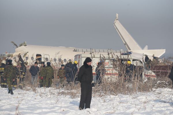 Падение самолёта под Алматы - Sputnik Казахстан